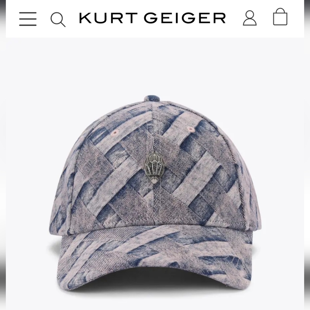 Kurt GEIGER DENIM/PINK HAT - Picture 2 of 11